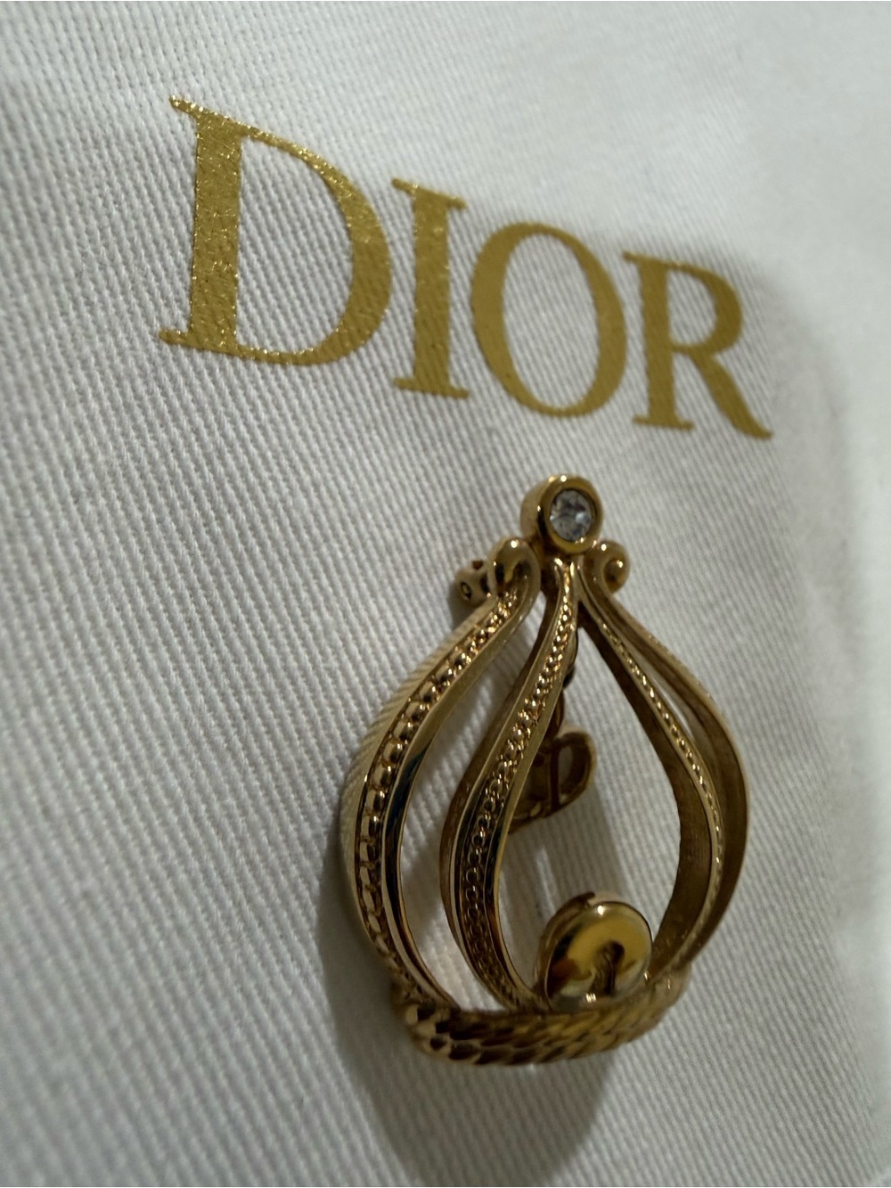 Authentic vintage Christian Dior Cage "Crown" brooch - Picture 4 of 14